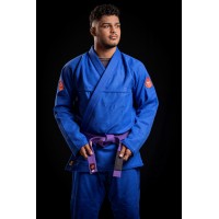 Kimono Azul Trançado